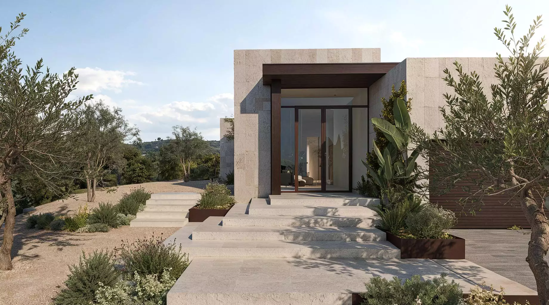 Arquitectura elegante, atemporal y eficiente para una vida en contacto con la naturaleza | E6A