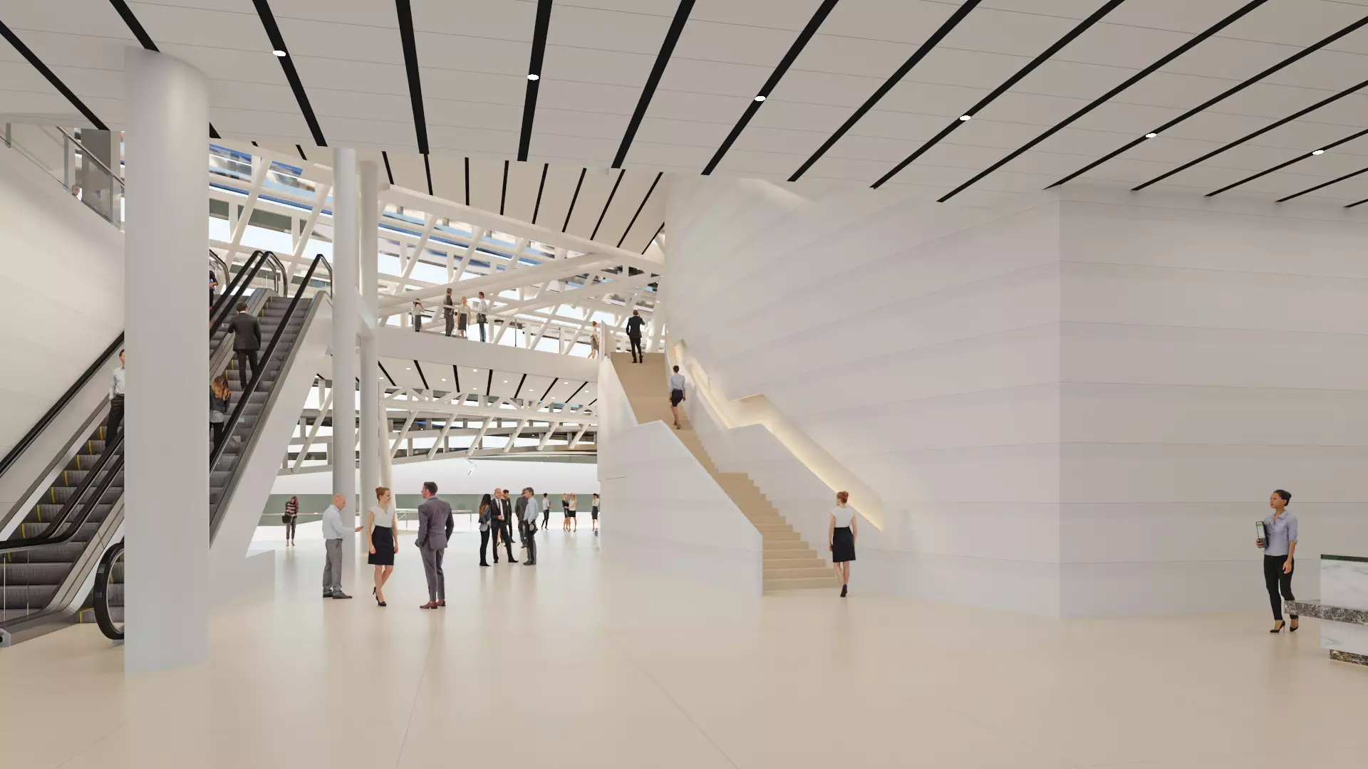 Hall del palacio de Congresos Wuhan | E6A