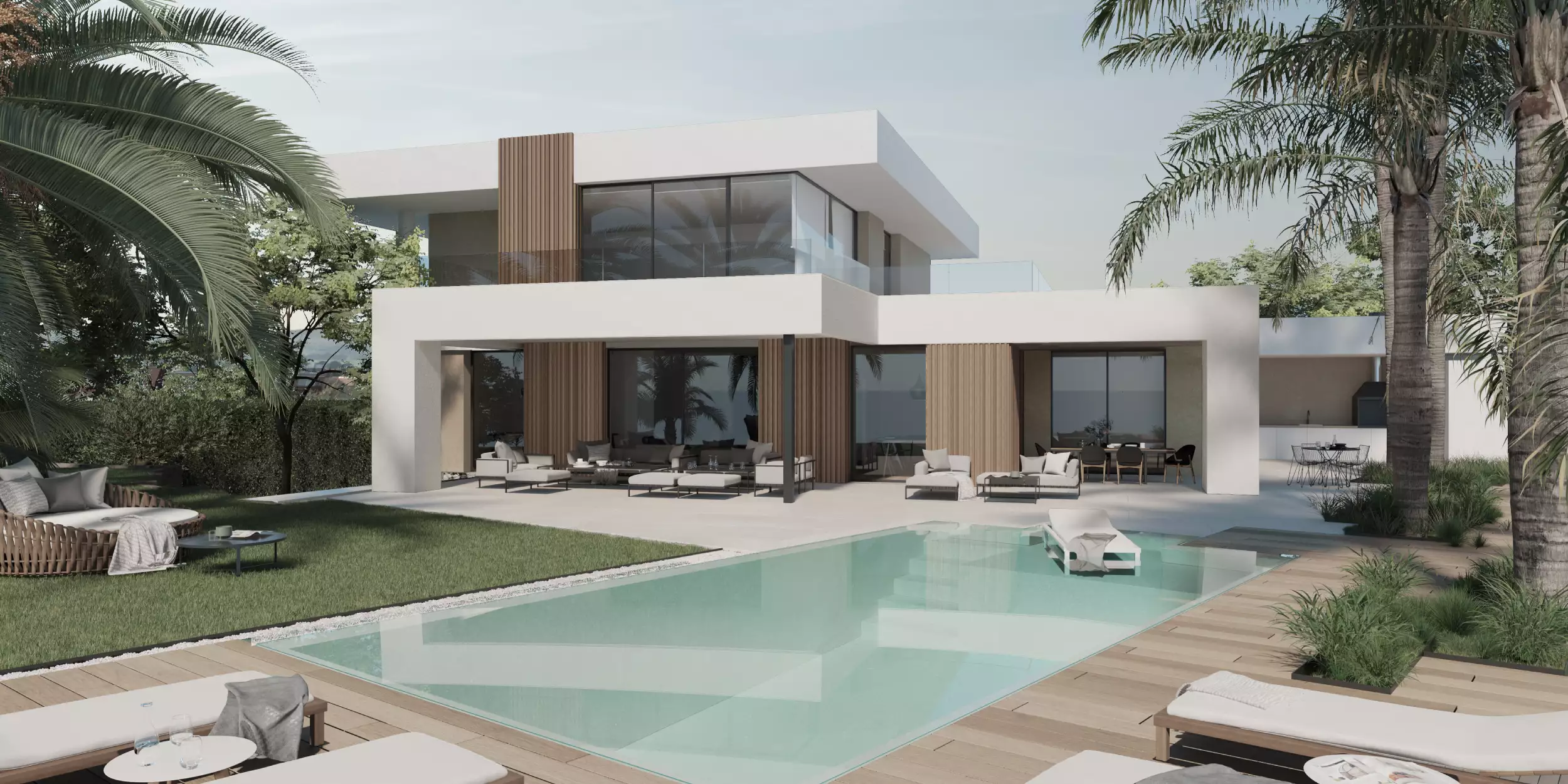 Renovación exterior que combina sostenibilidad, diseño y paisaje mediterráneo | E6A